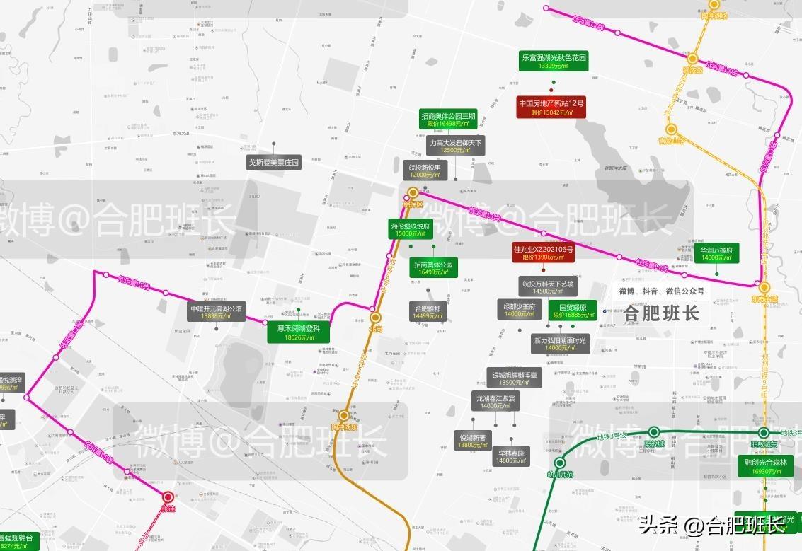 合肥地铁线路图全新概览